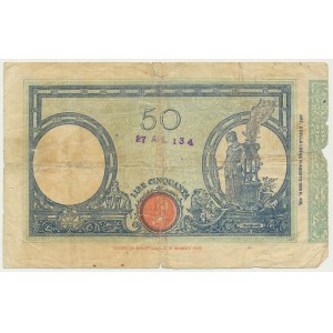 Italy, 50 lire 1926