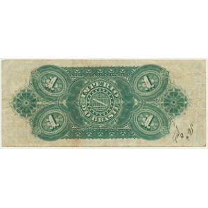 Brasil, 1 mil reis (1879) - RARE