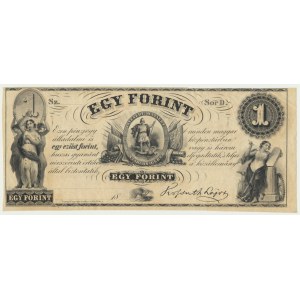 Hungary (Finanse Ministry Philadelphia), 1 forint (1852)