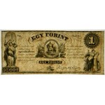 Węgry (Ministerstwo Finansów na emigracji Filadelfia), 1 forint (1852)