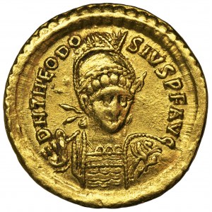 Roman Imperial, Theodosius II, Solidus