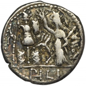 Republika Rzymska, M. Furius L. f. Philus, Denar