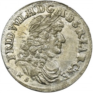 Germany, Brandenburg-Prussia, Friedrich Wilhelm, 6 Groschen Konigsberg 1683 HS
