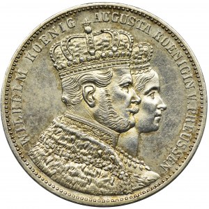 Germany, Kingdom of Prussia, Wilhelm I, Crown Thaler Berlin 1861