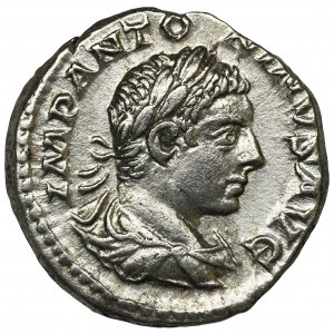 Roman Imperial, Elagabalus, Denarius