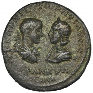 Roman Provincial, Moesia Inferior, Tomis, Gordian III i Tranquillina, Tetrassarion