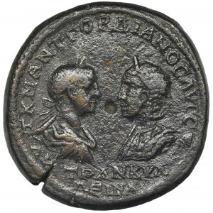 Roman Provincial, Moesia Inferior, Tomis, Gordian III i Tranquillina, Tetrassarion