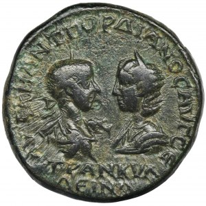 Roman Provincial, Moesia Inferior, Tomis, Gordian III i Tranquillina, AE