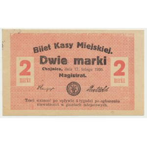 Chojnice, 2 marki 1920 - marka - RZADKI I PIĘKNY