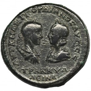 Roman Provincial, Moesia Inferior, Tomis, Gordian III i Tranquillina, Tetrassarion