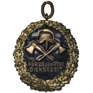 Germany, Prussia, medal for 25 and 40 years of service in the fire department