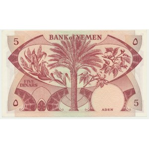 Yemen, 5 dinars (1984)