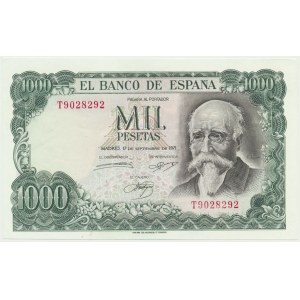 Hiszpania, 1.000 peset 1971