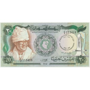 Sudan, 20 funtów 1981