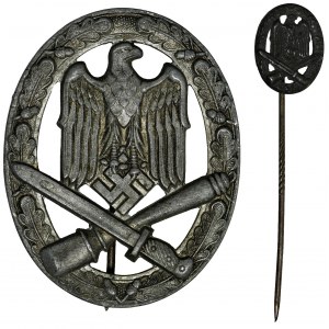 Niemcy, III Rzesza, Odznaka Szturmu Ogólnego ASA z miniaturką