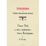 Niemcy, III Rzesza, Brązowa Odznaka Sportowa DRL razem z dokumentami