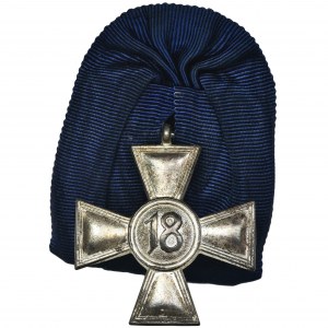Niemcy, III Rzesza, Medal za Długoletnią Służbę w Wermachcie - Szpanga z medalem za 18 lat służby