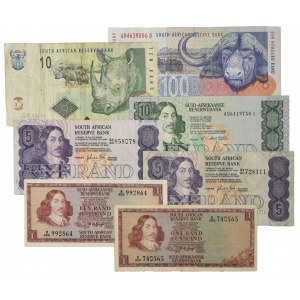 Południowa Afryka, zestaw 1 - 100 rand (7 szt.)