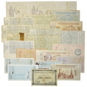 Italy, set of mix banknote (22 pcs.)