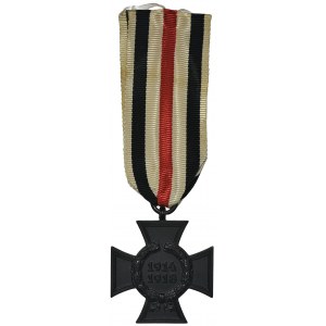 Deutschland, Kreuz für den Weltkrieg 1914-1918 - schwarz ohne Schwerter