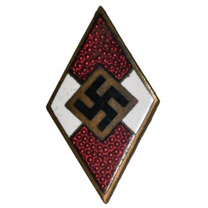 Deutschland, Drittes Reich, Abzeichen der Hitlerjugend - RZM M1/159