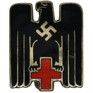 Niemcy, III Rzesza, Niemiecki Czerwony Krzyż - przypinka