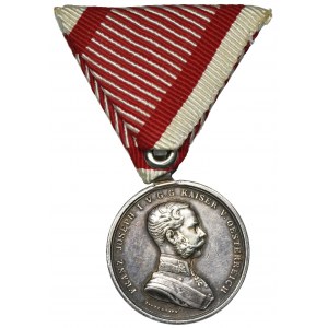 Austria-Hungary, Franz Joseph I, Medal for Brave - Silver Second Class