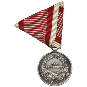 Austria-Hungary, Franz Joseph I, Medal for Brave - Silver Second Class