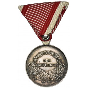 Austria-Hungary, Franz Joseph I, Medal for Brave - Silver First Class
