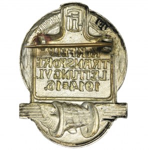 Austro-Węgry, Odznaka Czapkowa KuK FELD/TRANSPORT/LEITUNG VI/1914-16