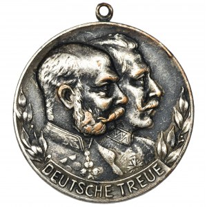 Niemcy, Prusy, Wilhelm II, medalik upamiętniający Wojnę Światową