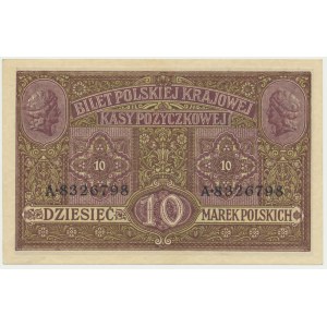 10 marek 1916 Generał biletów - ładny i świeży
