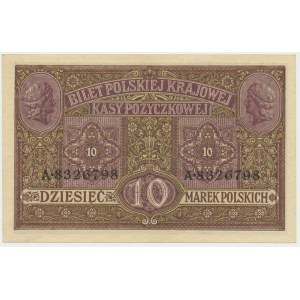 10 marek 1916 Generał biletów - ładny i świeży