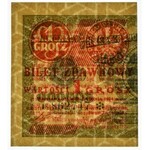 1 grosz 1924 - AF ❉ - lewa połowa - PMG 65 EPQ