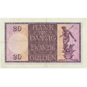 Danzig, 20 gulden 1923 - C/B -