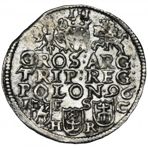 Sigismund III Vasa, 3 Groschen Bromberg 1596