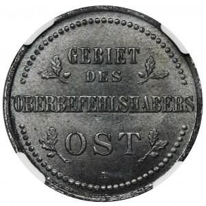 Ost, 3 Kopiejki Berlin 1916 A - NGC MS63