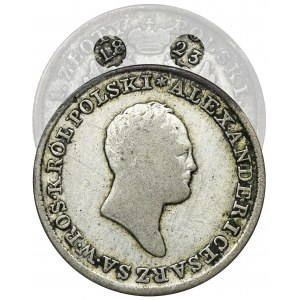 Kingdom of Poland, 1 zloty Warsaw 1823 IB - RARE