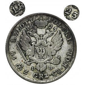 Królestwo Polskie, 1 złoty polski Warszawa 1823 IB - RZADKI