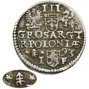 Sigismund III Vasa, 3 Groschen Olkusz 1593 - RARE