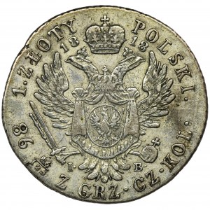 Polish Kingdom, 1 zloty Warsaw 1818 IB