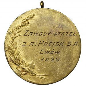 II RP, Medaille für Schießwettbewerb Lwów 1929