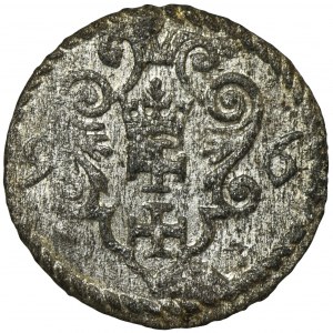 Sigismund III Vasa, Denarius Danzig 1596 - small numbers