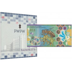 PWPW, Pszczoła (2013) - JK - w nietypowym folderze Banknoty