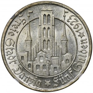 Free City of Danzig, 5 gulden 1923 - NGC MS61