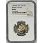 10 złotych 1981 Bolesław Prus - NGC MS67