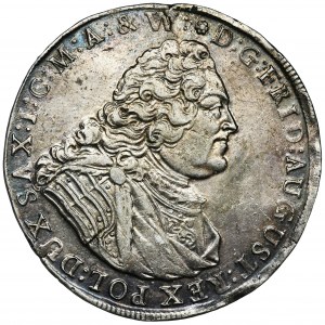 Augustus III of Poland, Thaler Dresden 1750 FWôF - RARE