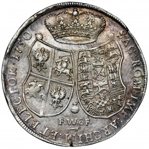 Augustus III of Poland, Thaler Dresden 1750 FWôF - RARE