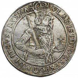 Ladislaus IV of Poland, Thaler Bromberg 1634 II - RARE