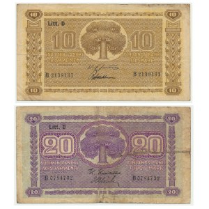 Finlandia, 10 - 20 marek 1939 (2szt.)